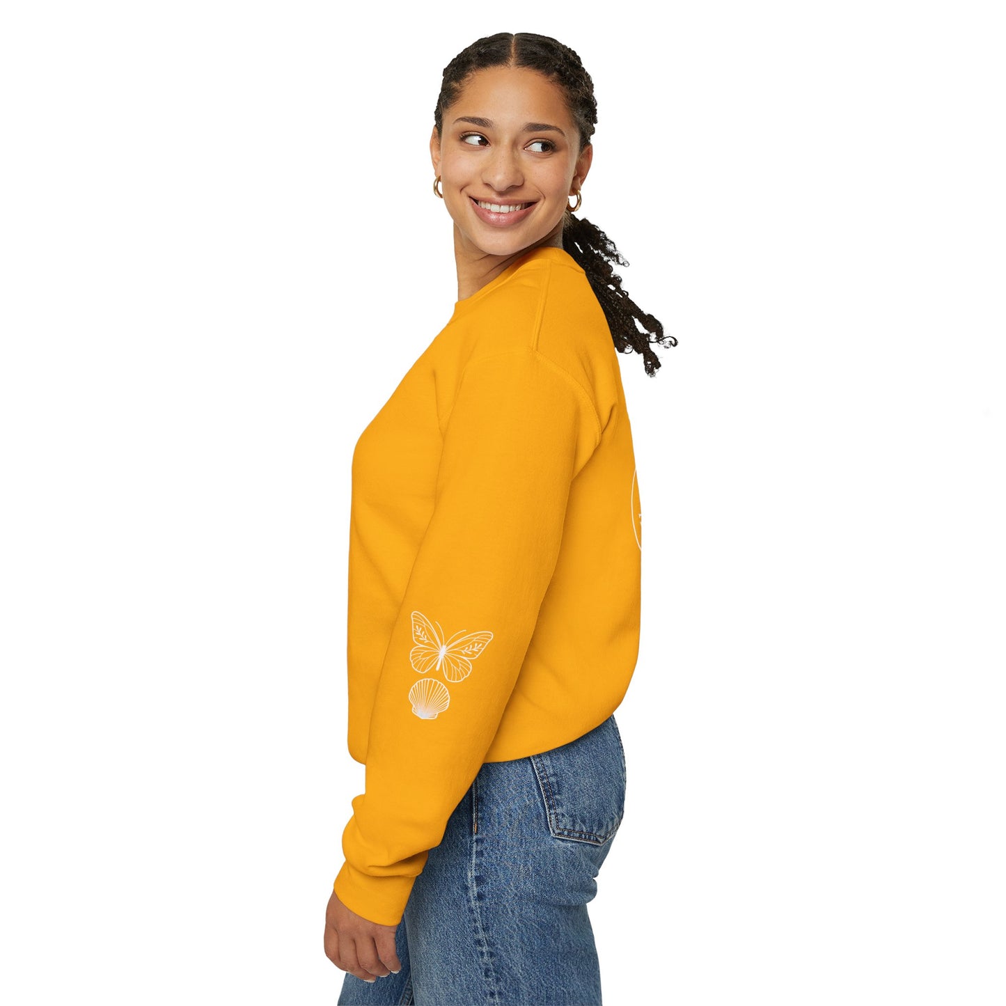Butterflies and Seashells Crewneck Sweatshirt