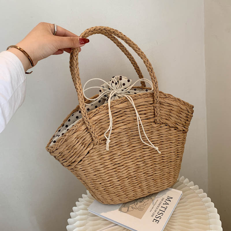Straw Shoulder Handbag