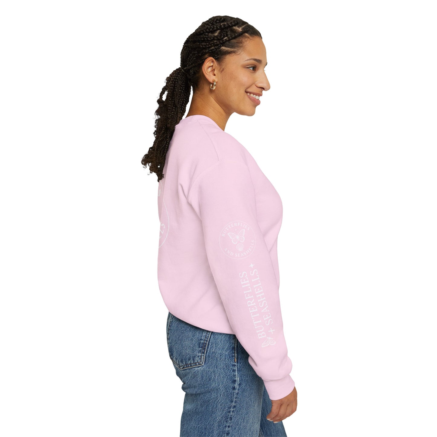 Butterflies and Seashells Crewneck Sweatshirt