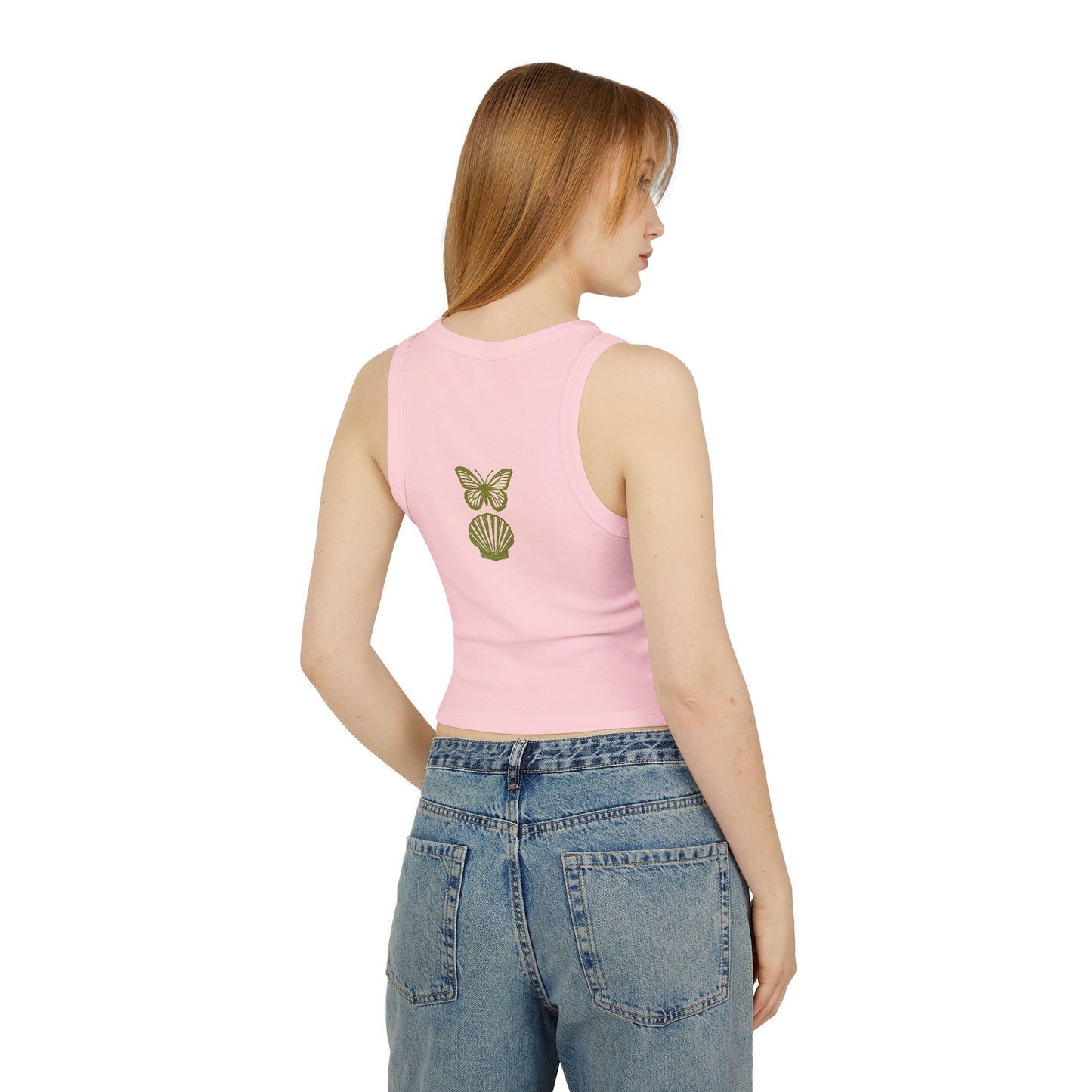 Micro Rib Racer Tank Top