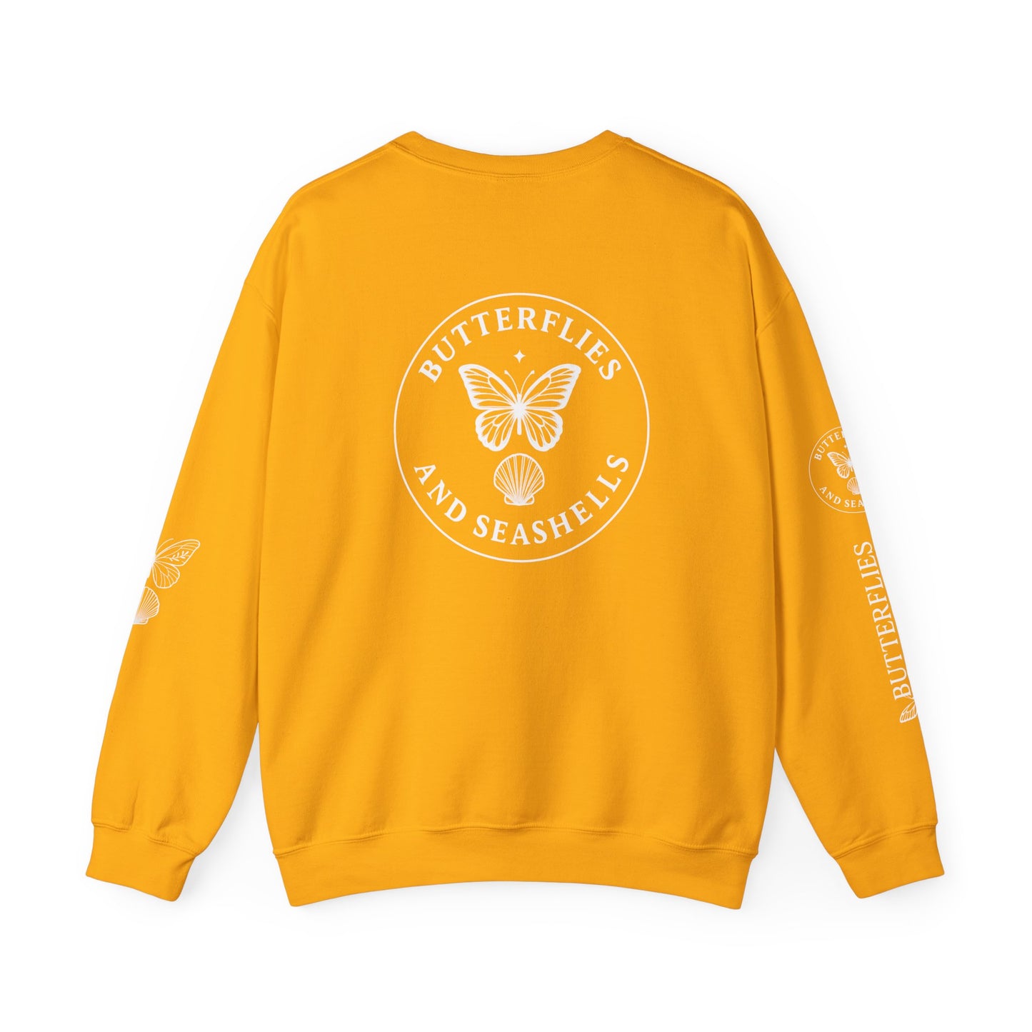 Butterflies and Seashells Crewneck Sweatshirt