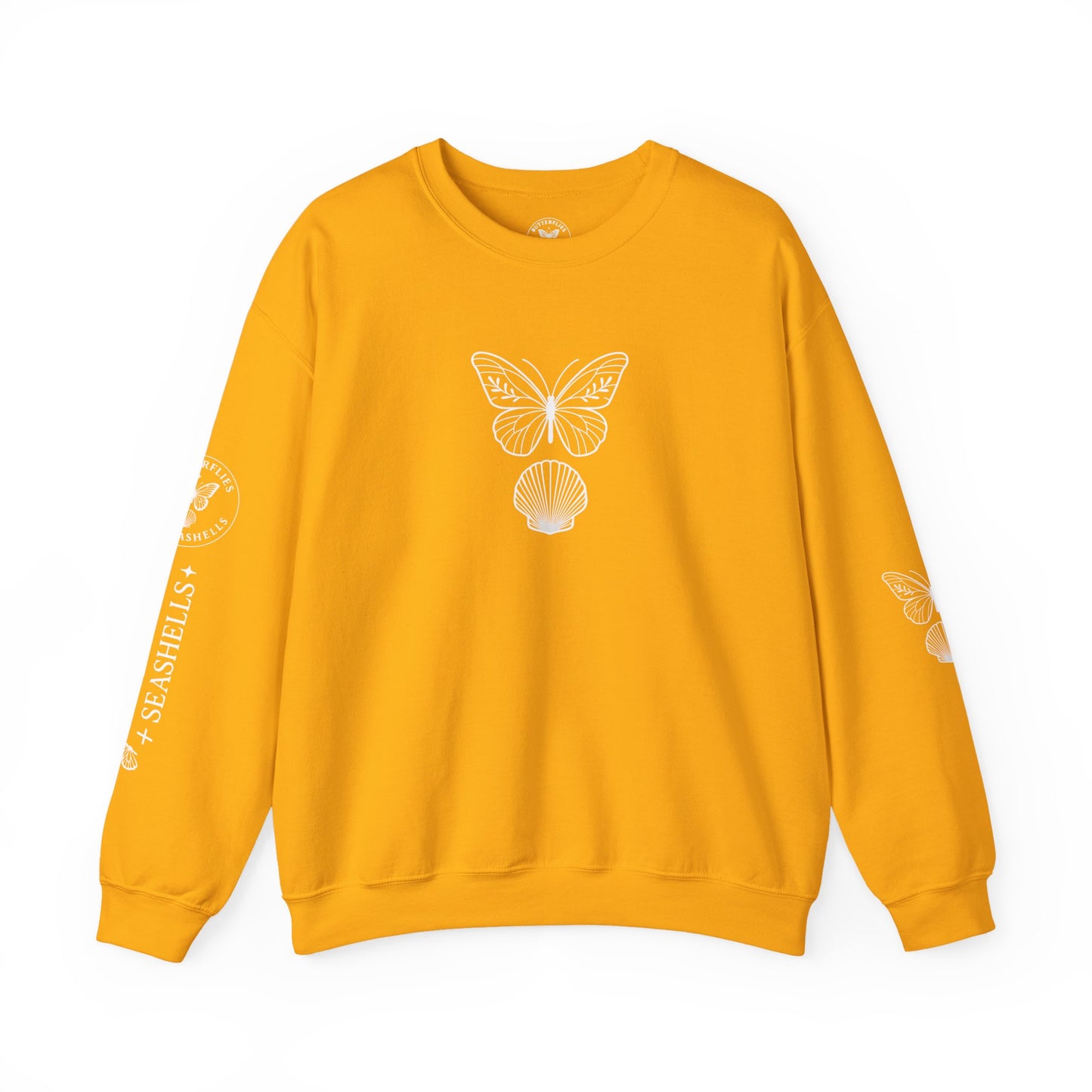 Butterflies and Seashells Crewneck Sweatshirt