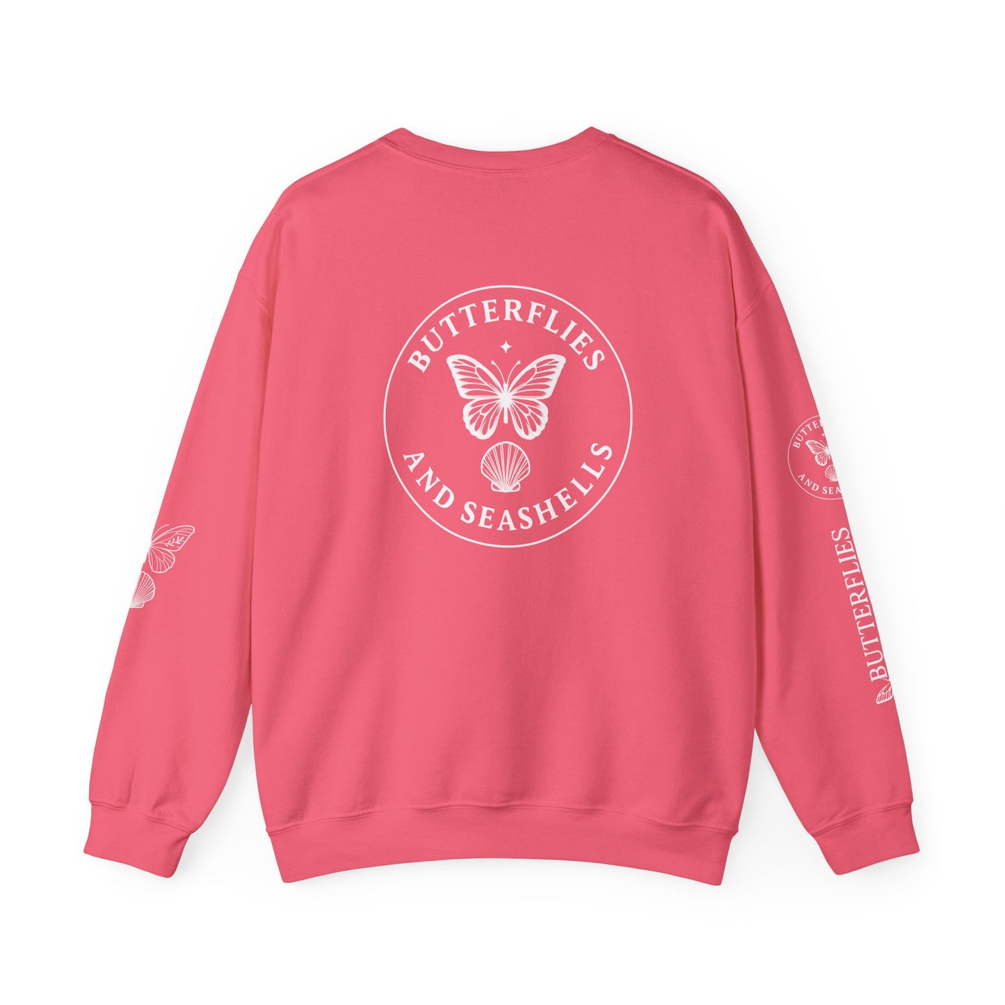 Butterflies and Seashells Crewneck Sweatshirt