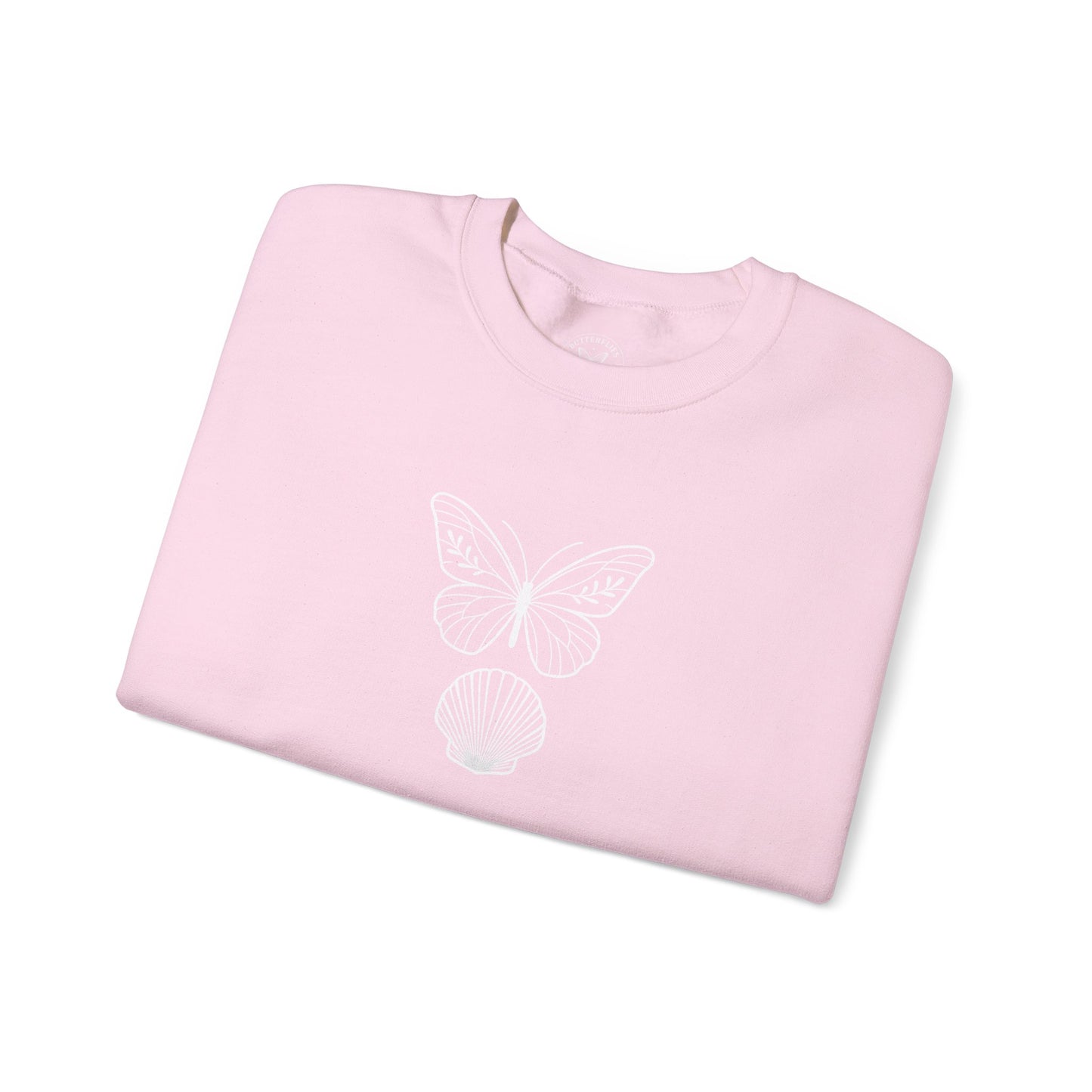 Butterflies and Seashells Crewneck Sweatshirt
