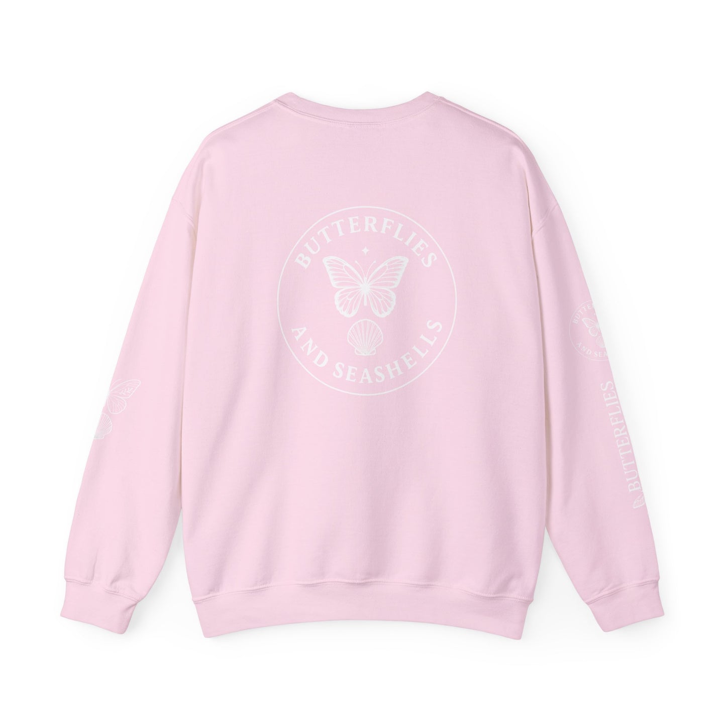 Butterflies and Seashells Crewneck Sweatshirt