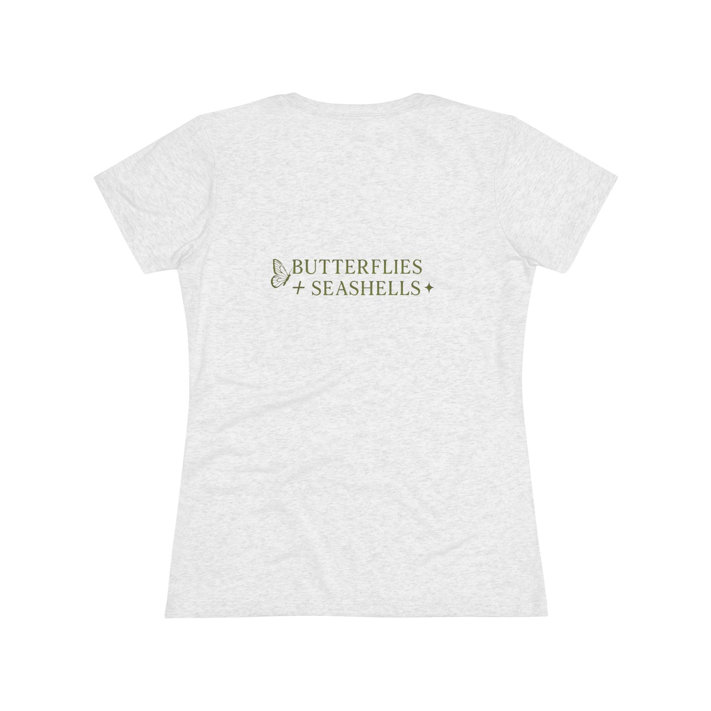Butterflies and Seashells Women's Triblend Tee