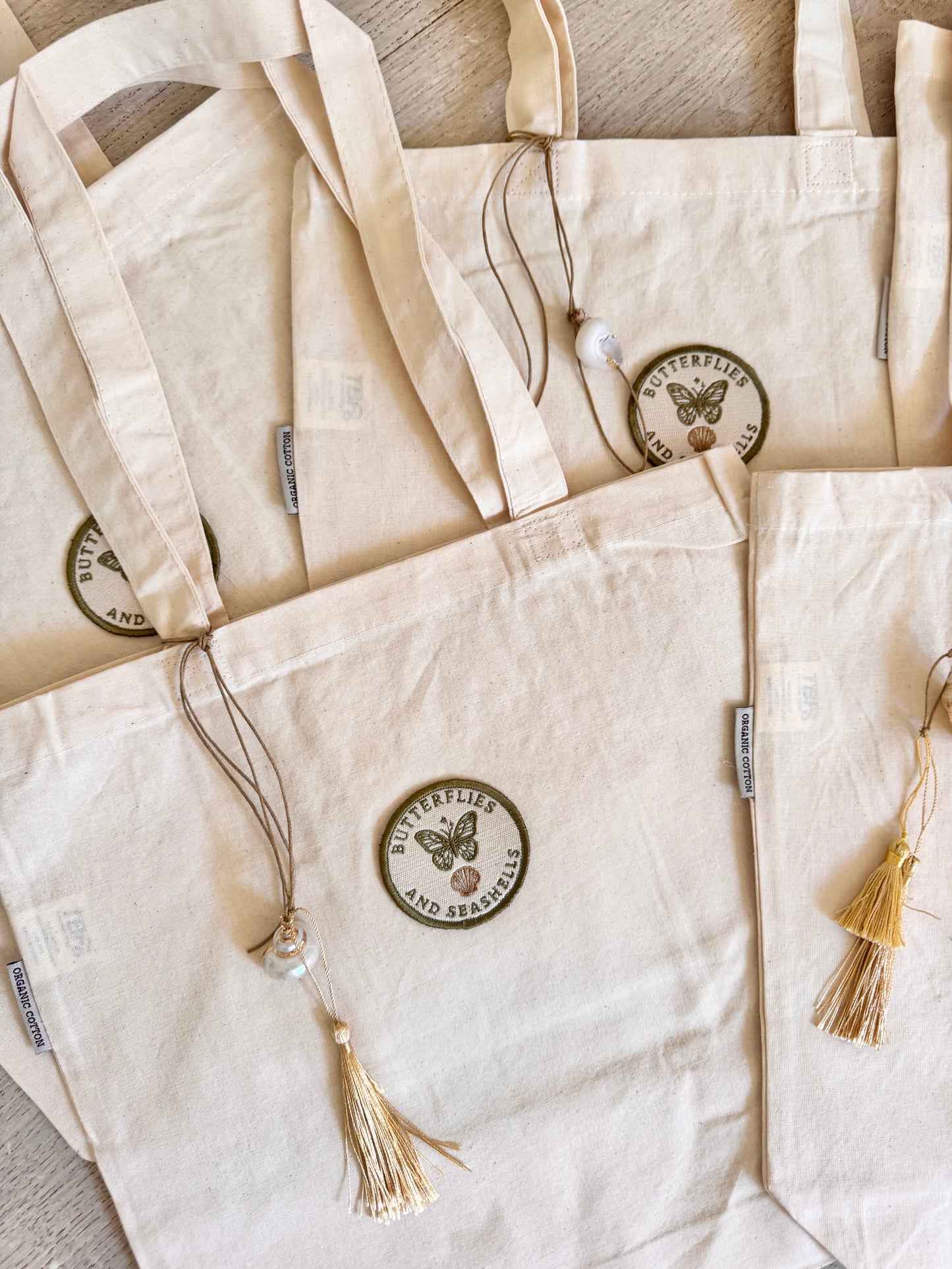 The Founder’s Tote – Butterflies and Seashells™